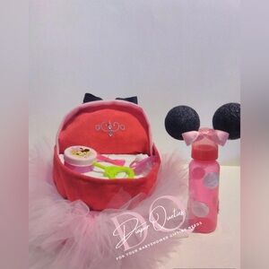 Minnie Mouse baby shower diaper bassinet